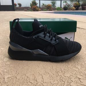 puma muse knit sneaker